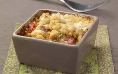 Vegetable and Cheese Crumble