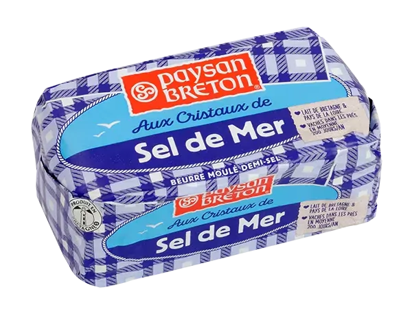 Gevormde boter met zeezout Paysan Breton