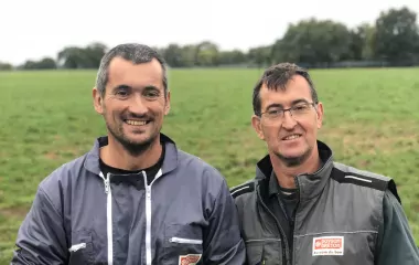 Vincent and Christophe: two brothers, farmers and partners